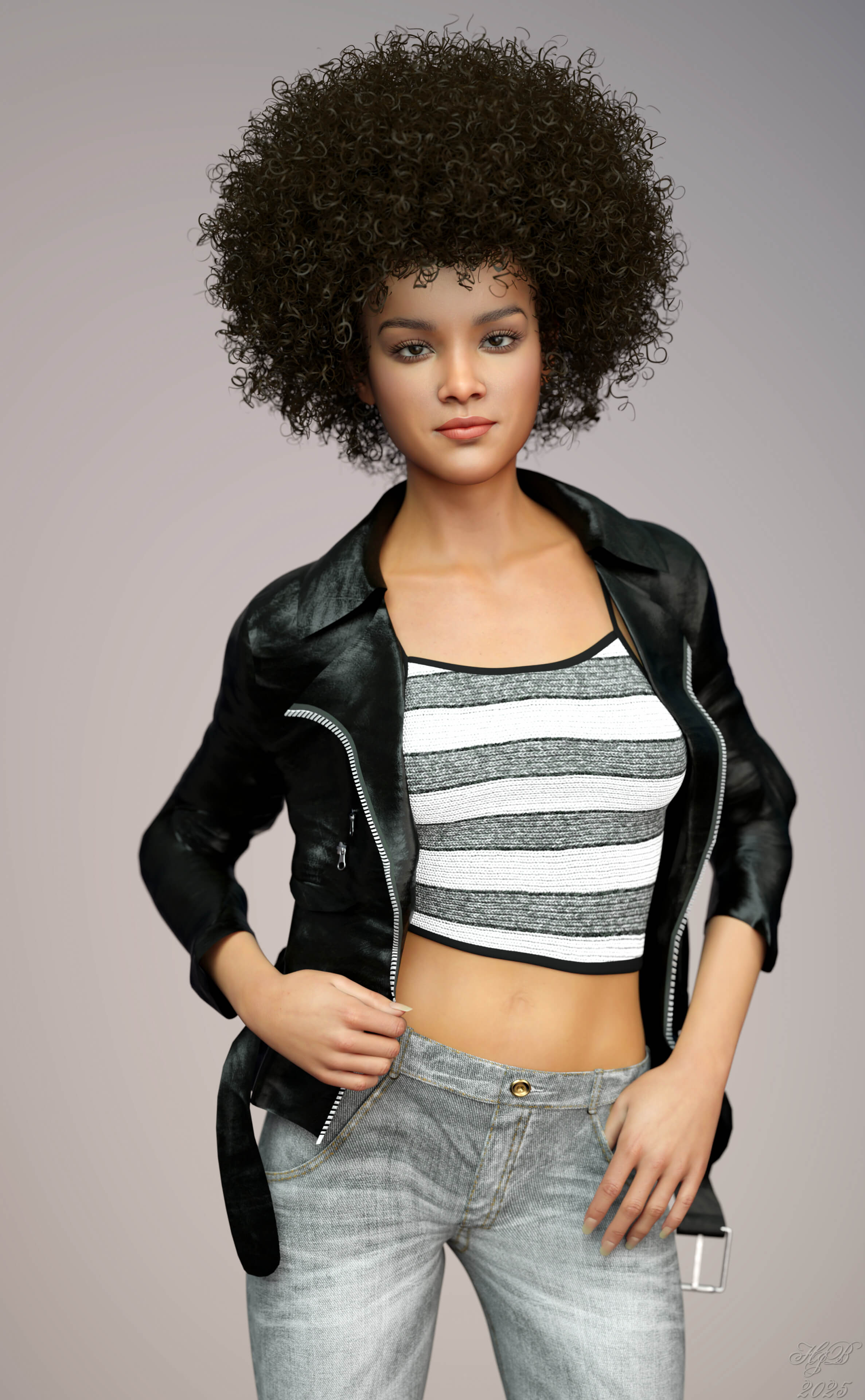 Photoshoot 56 3D Render, Digital Art by Hajoba