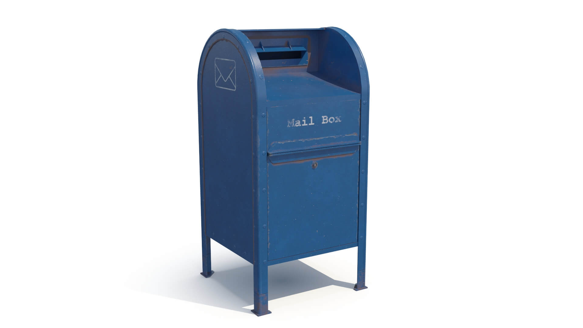 Street Mail Box 3D Model by HaNky154