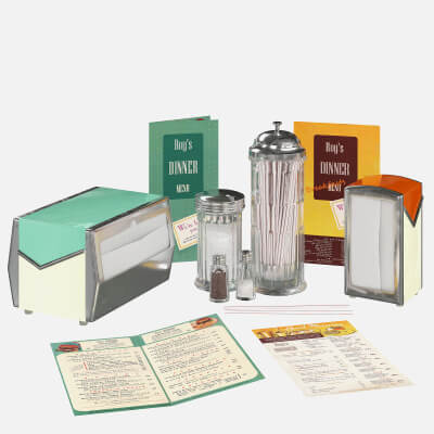 Gemco Retro Serving Set