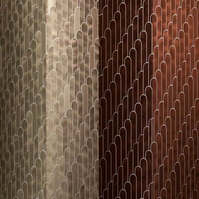 LAntic Colonial Digit Gold and Copper Tiles