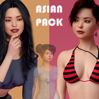 Asian Pack  3Morphs 