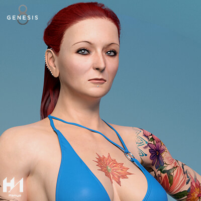 Caro Baunfire  for Genesis 8 and Genesis 8.1