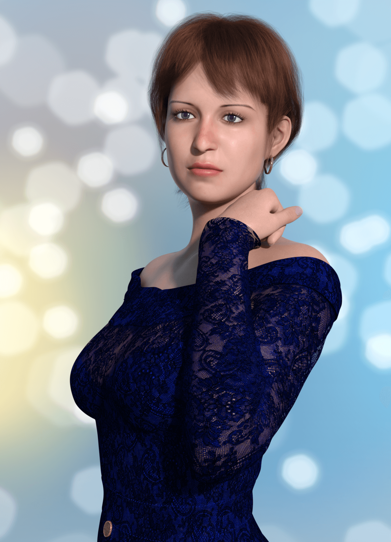 Diana model 3D Render RenderHub Gallery