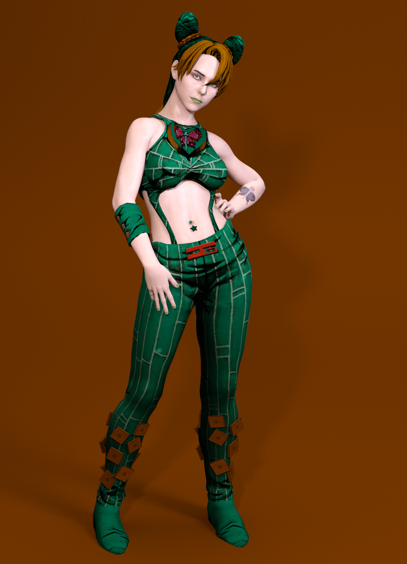 Liza cosply jolyne kujo 3D Render RenderHub Gallery