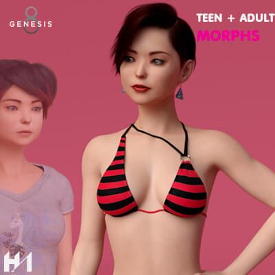 Ruby Morph for Kim Genesis 8 Teen and Adult