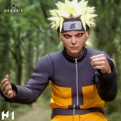 The 7th Hokage for Geneisis 8 and 8.1 Male Naruto Uzumaki