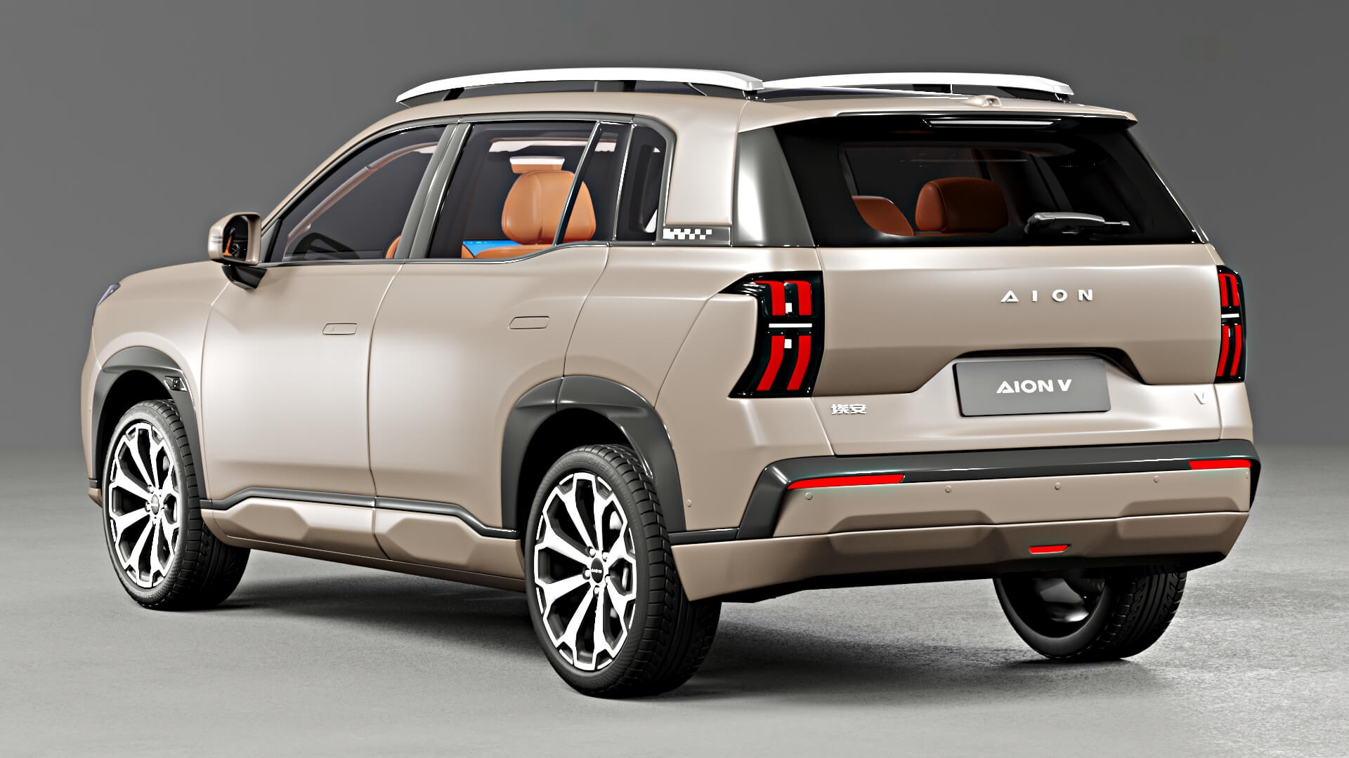 GAC Aion V 2025 with Interior - 3D Model by Harua