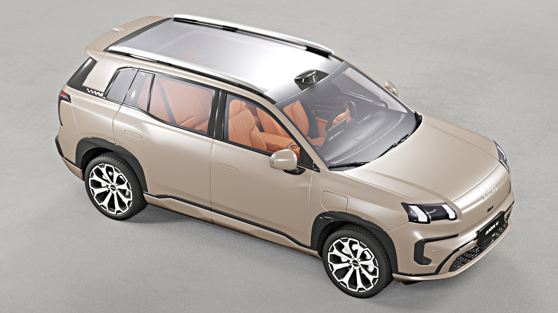 GAC Aion V 2025 with Interior - 3D Model by Harua