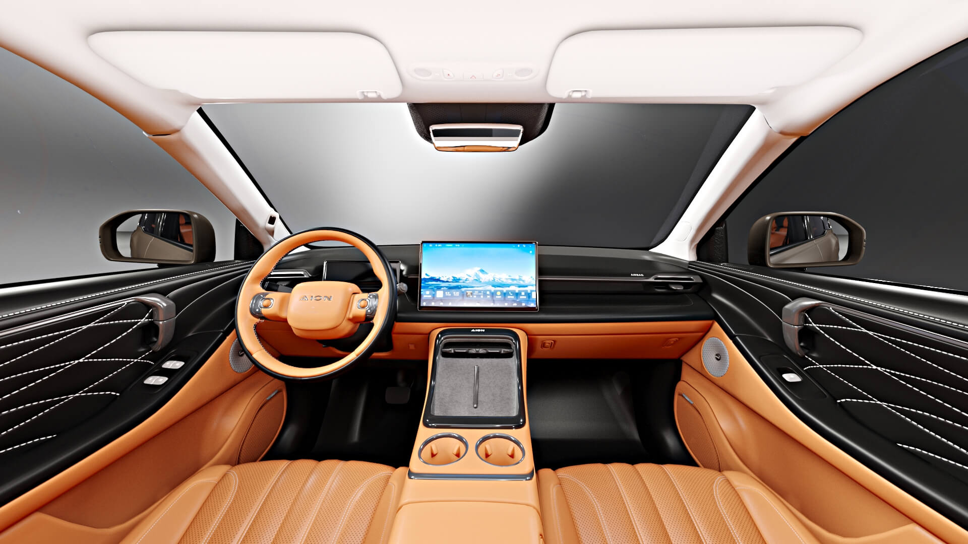 GAC Aion V 2025 with Interior - 3D Model by Harua