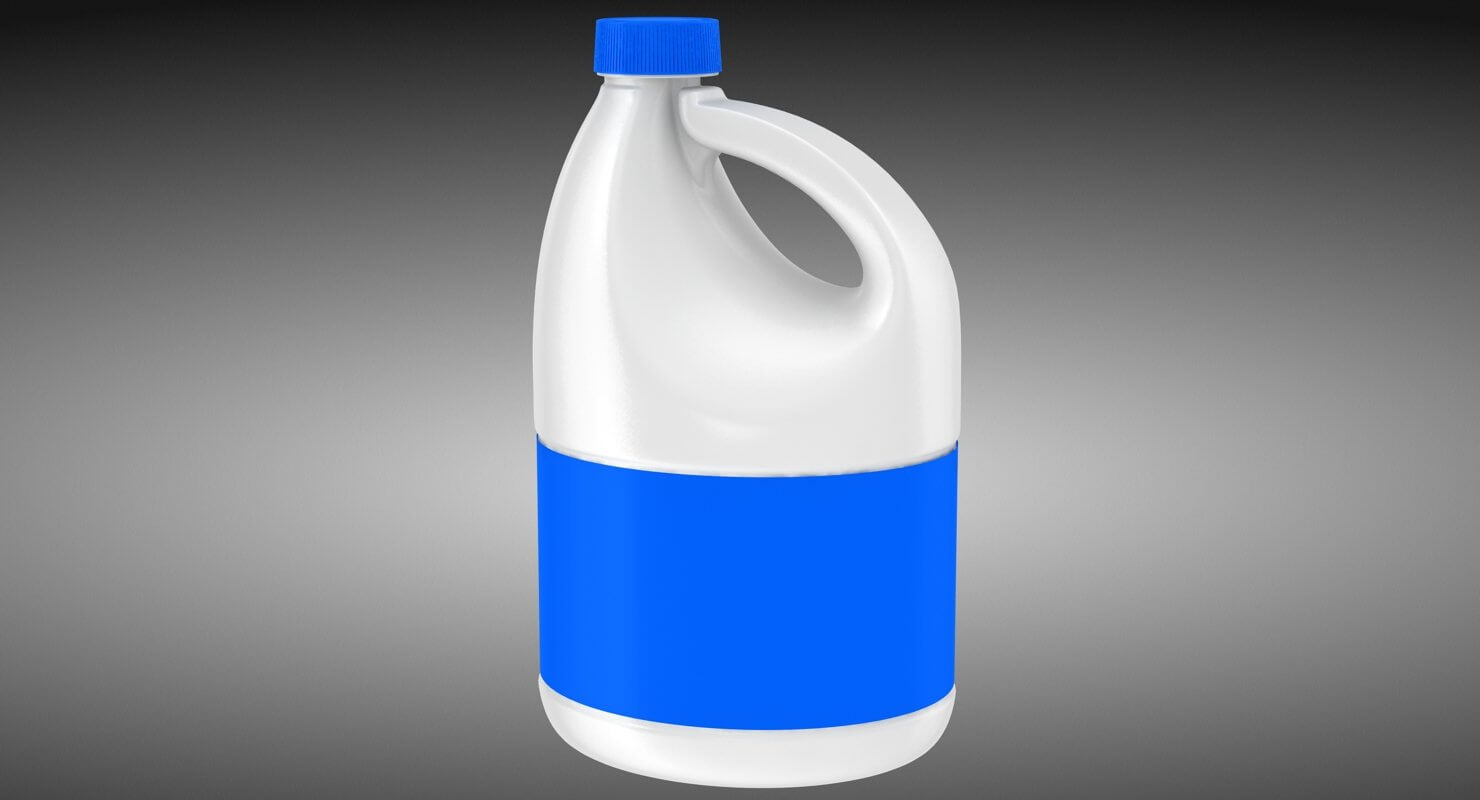 Bleach Bottle 3D Model by hdpoly