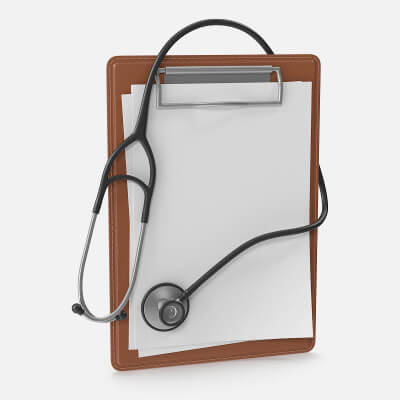 Clipboard and Stethoscope