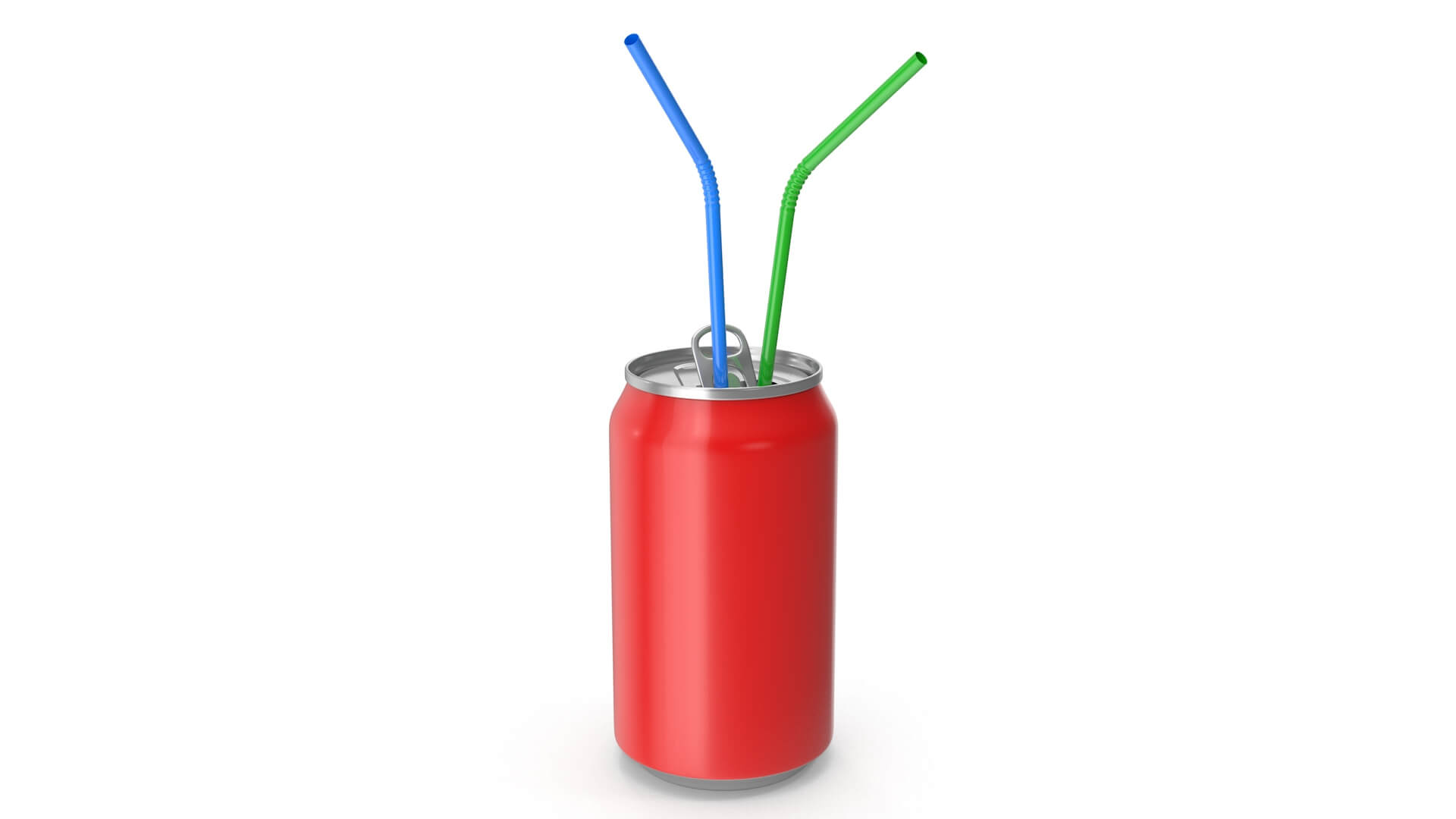 Cola Can - Open 3D Model by hdpoly