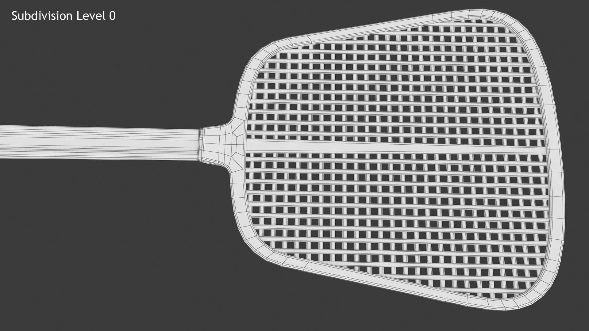 Fly Swatter 3D Model by hdpoly