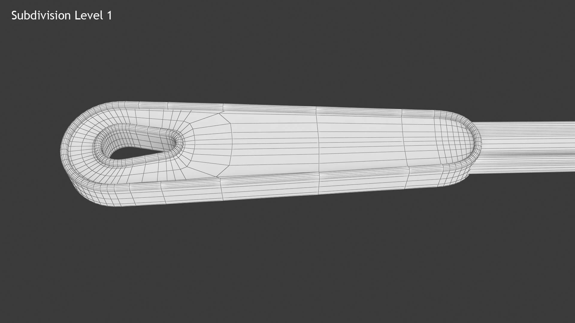 Fly Swatter 3D Model by hdpoly