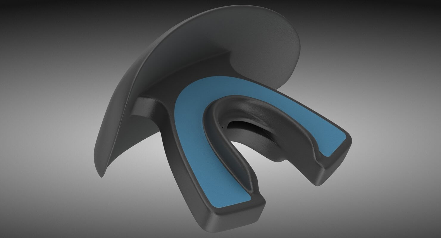 Football Mouthpiece 3D Model by hdpoly