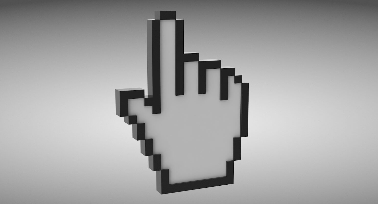 Hand Cursor - 3D Model by hdpoly