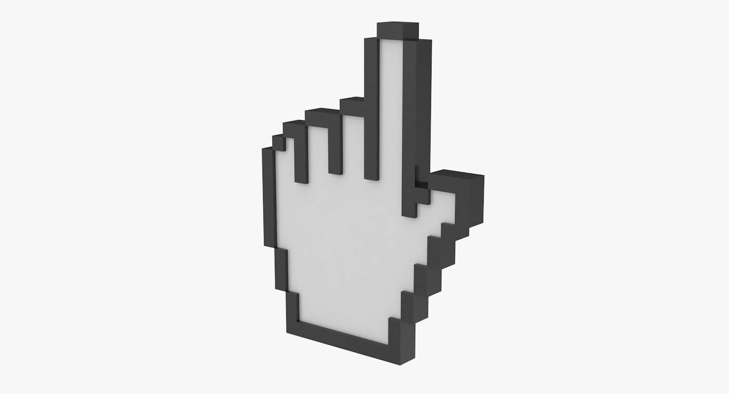 Hand Cursor - 3D Model by hdpoly