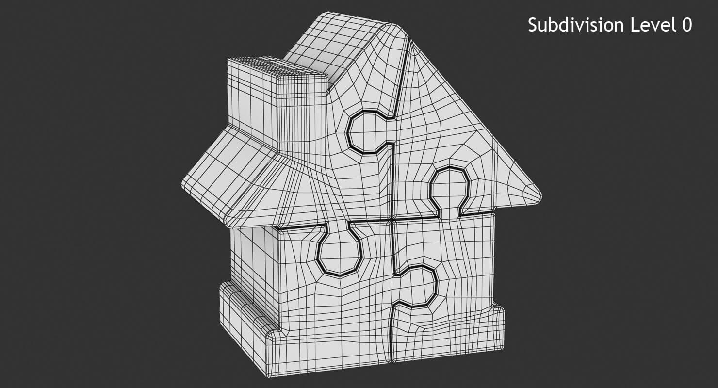 House Puzzle 3D Model by hdpoly