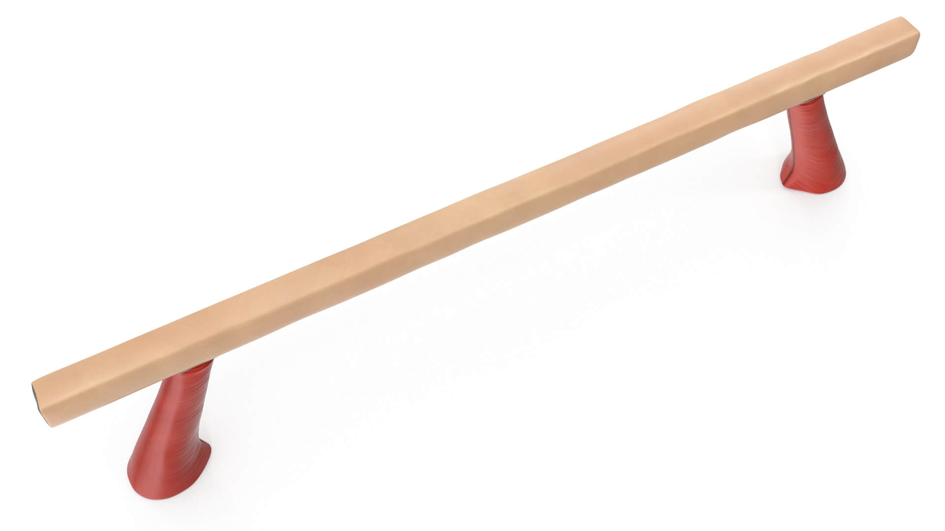 Olympic Balance Beam 3D Model by hdpoly