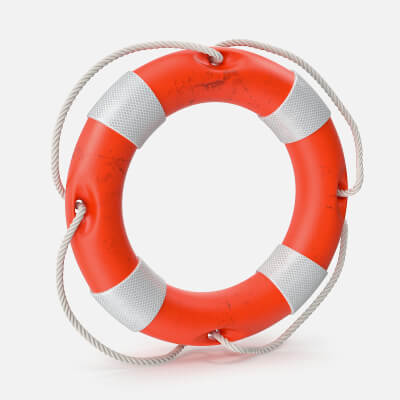 Orange Lifebuoy