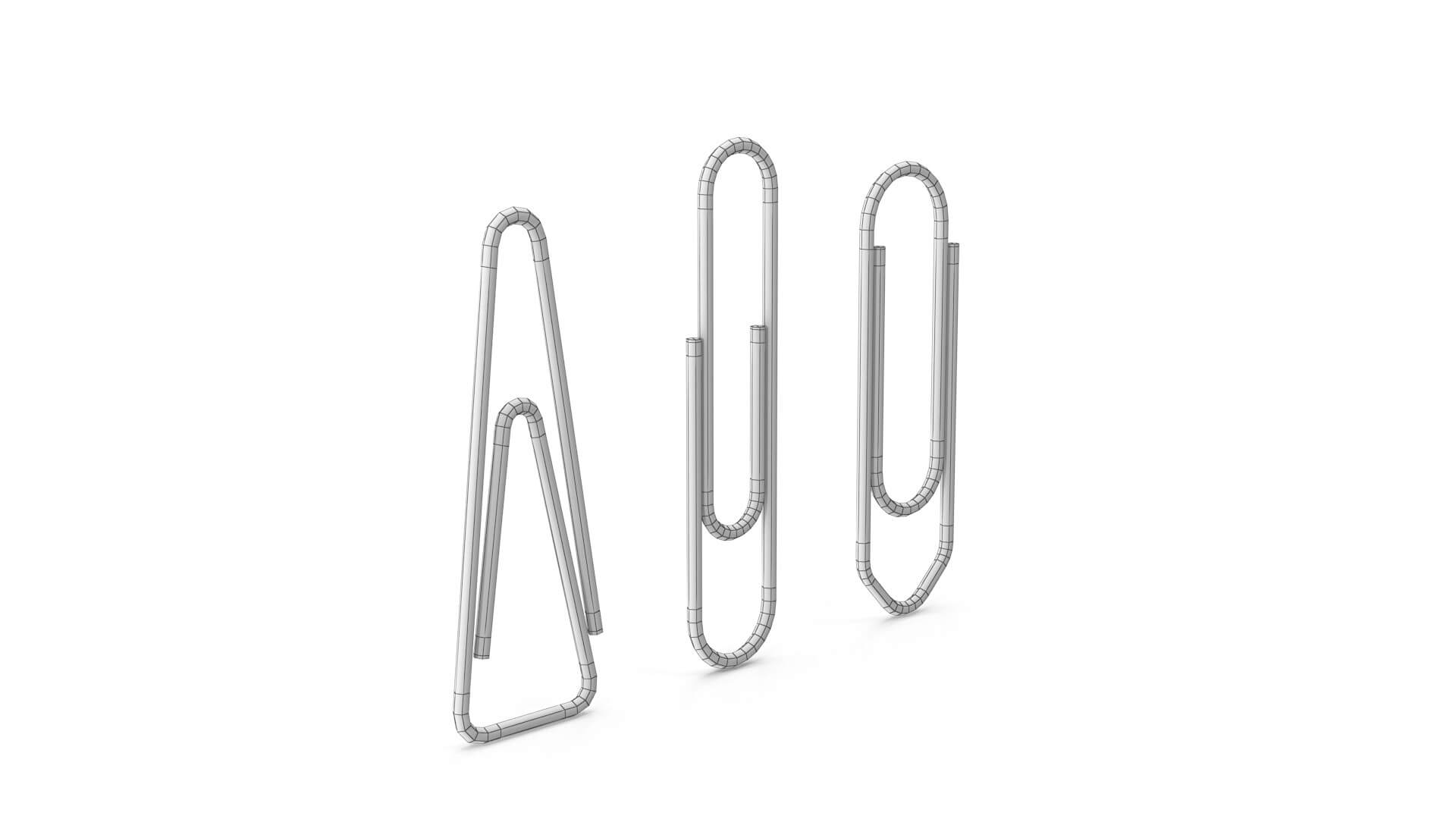 Paper Clips - 3D Model by hdpoly