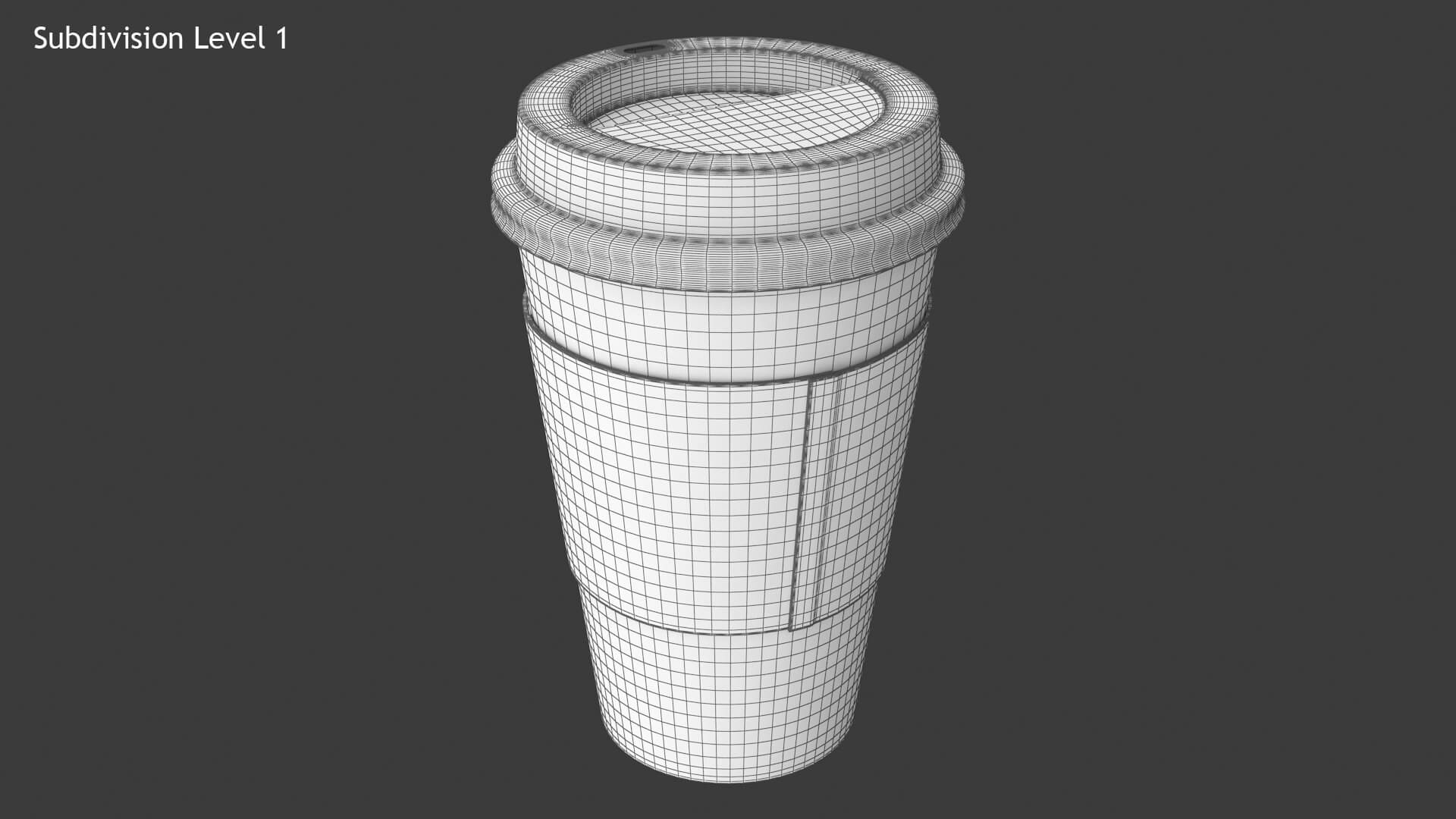 Paper Cup - 3D Model by hdpoly