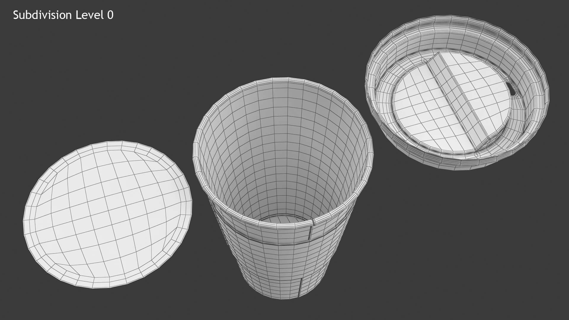 Paper Cup - 3D Model by hdpoly