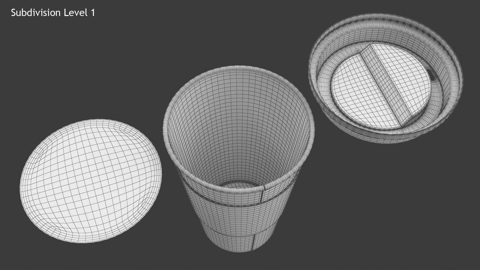 Paper Cup - 3D Model by hdpoly