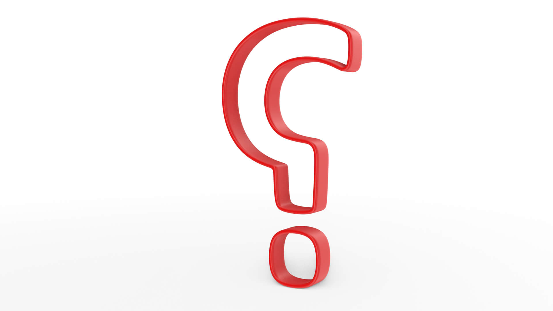 Questionmark Frame Version - 3D Model by hdpoly