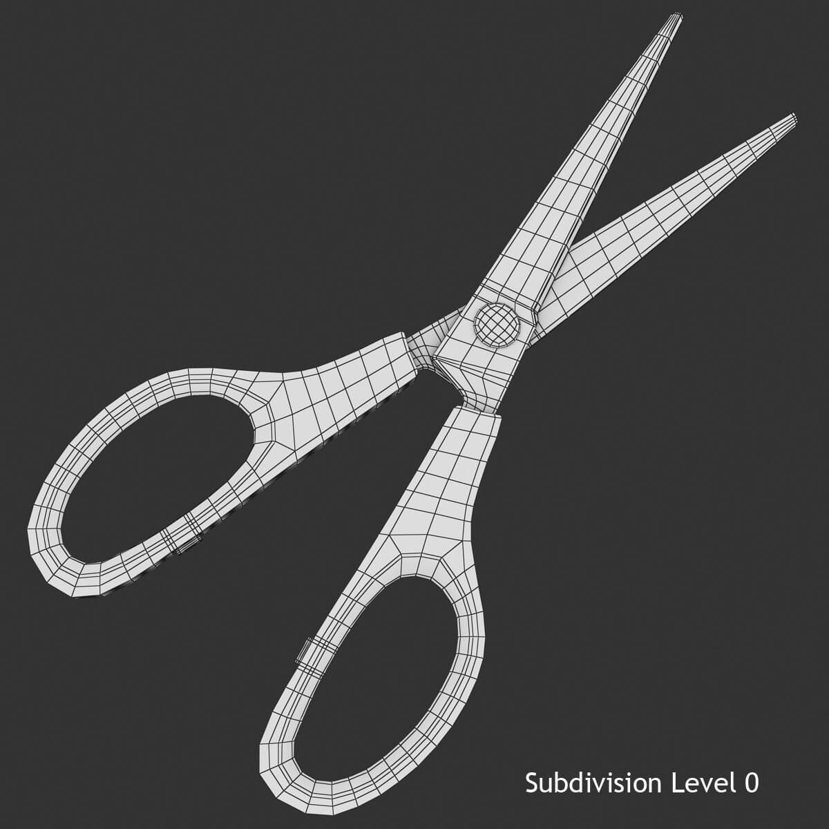 Scissors - 3D Model by hdpoly