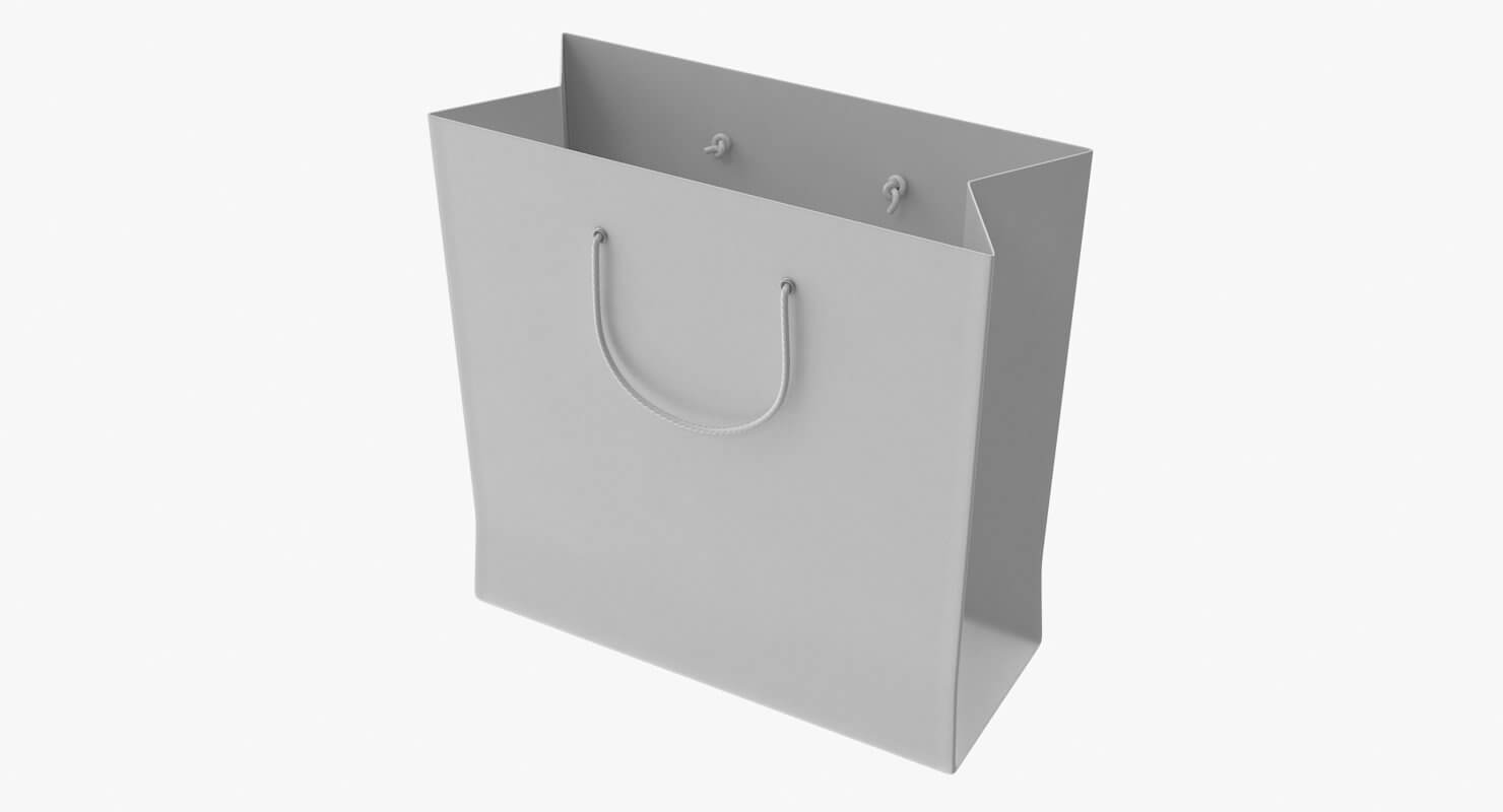 Shopping Bag 3D Model by hdpoly