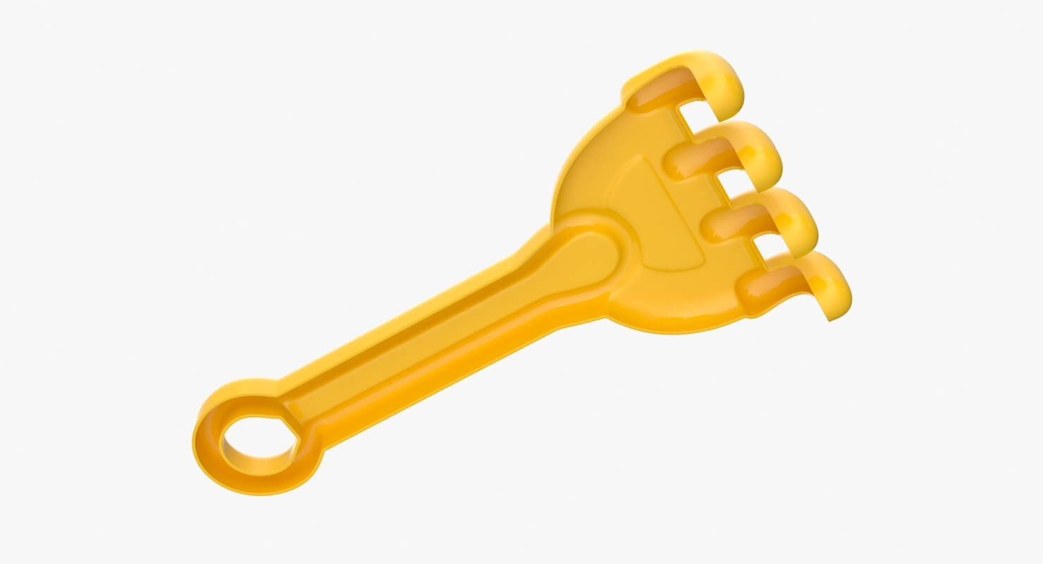 Toy Rake - 3D Model by hdpoly