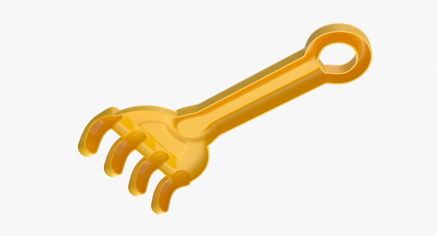 Toy Rake - 3D Model by hdpoly