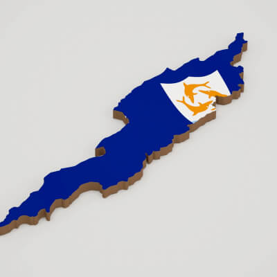 Anguilla 3D Map by Heat 3D