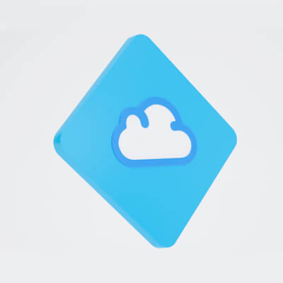 Cloud Icon Model by Heat 3D