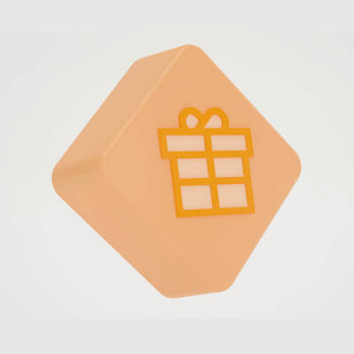 Gift Icon Model by Heat 3D