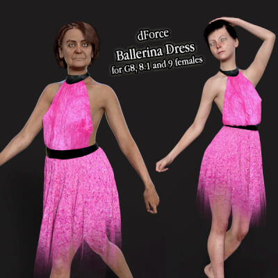 Ballerina Dress for G8F and G9