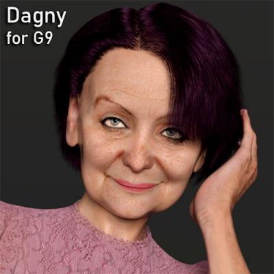 Dagny Character and Outfit for Genesis 9