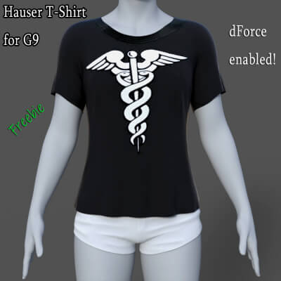 dForce Hauser Graphic Tee for Genesis 9