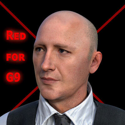 Henrikas Red Character Set for Genesis 9 by Henrika