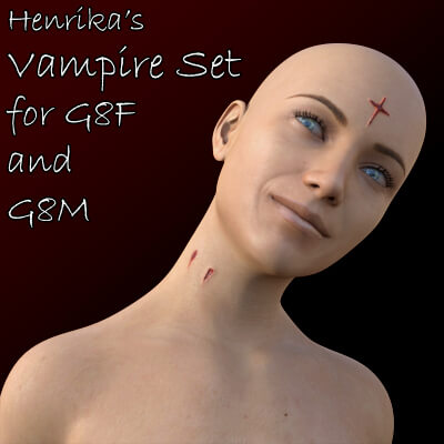 Henrikas Vampire Set for G8F and G8M by Henrika
