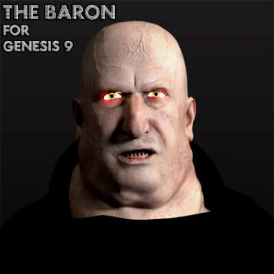 The Baron Character and Outfit for Genesis 9