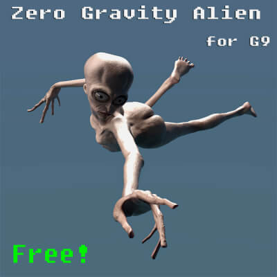 Zero Gravity Alien for Genesis 9