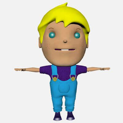 Boy Cartoon Character