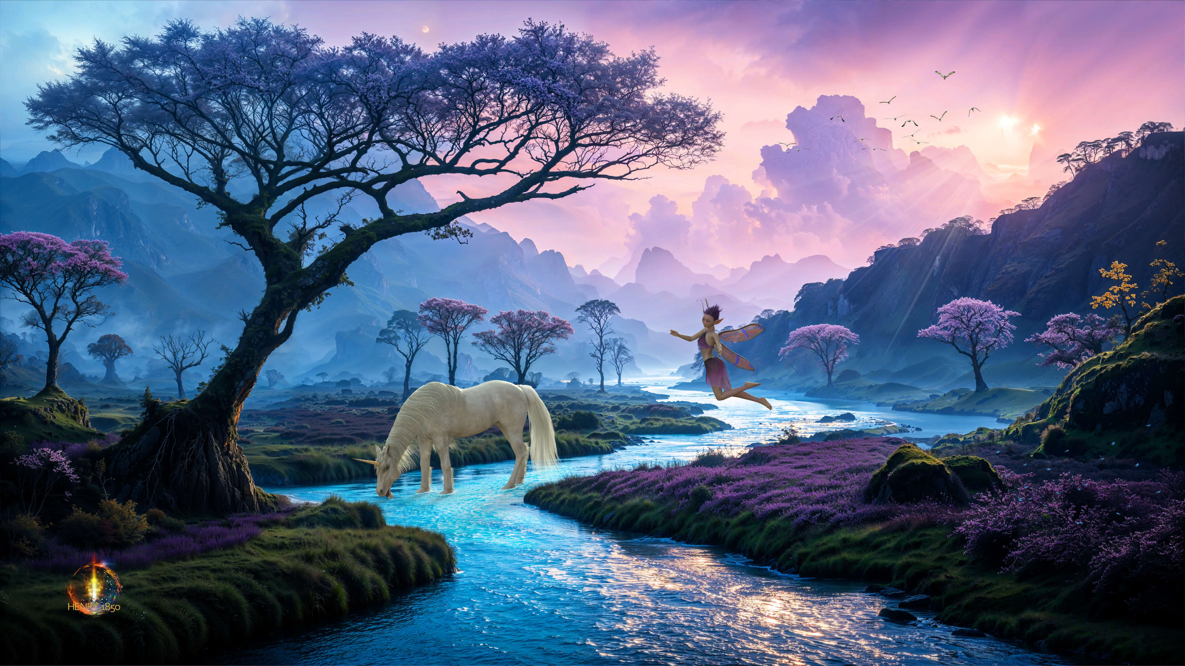 A Beautiful World 3D Render, Digital Art by Henry1850