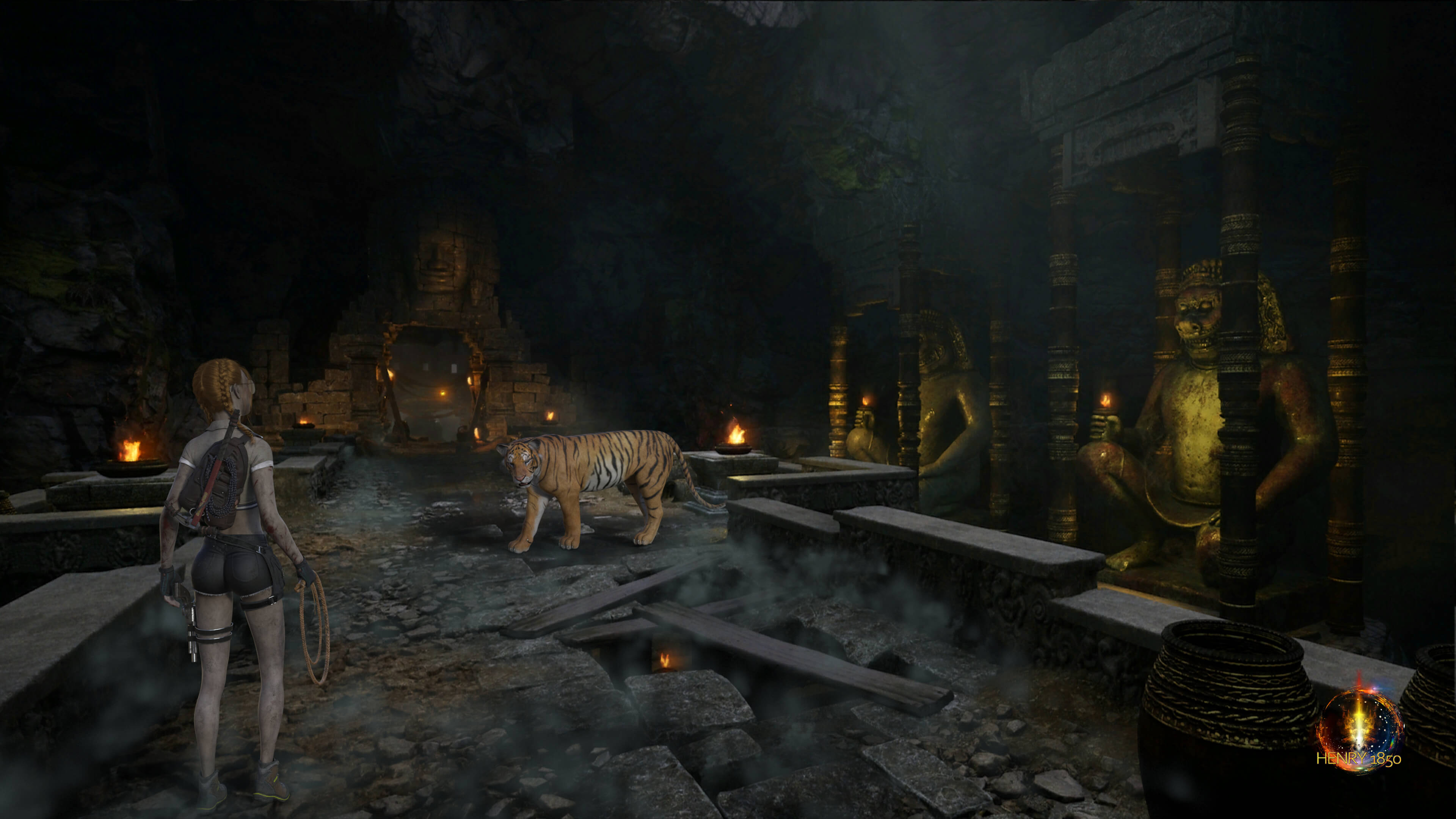 Ancient Ruins 3D Render, Digital Art by Henry1850