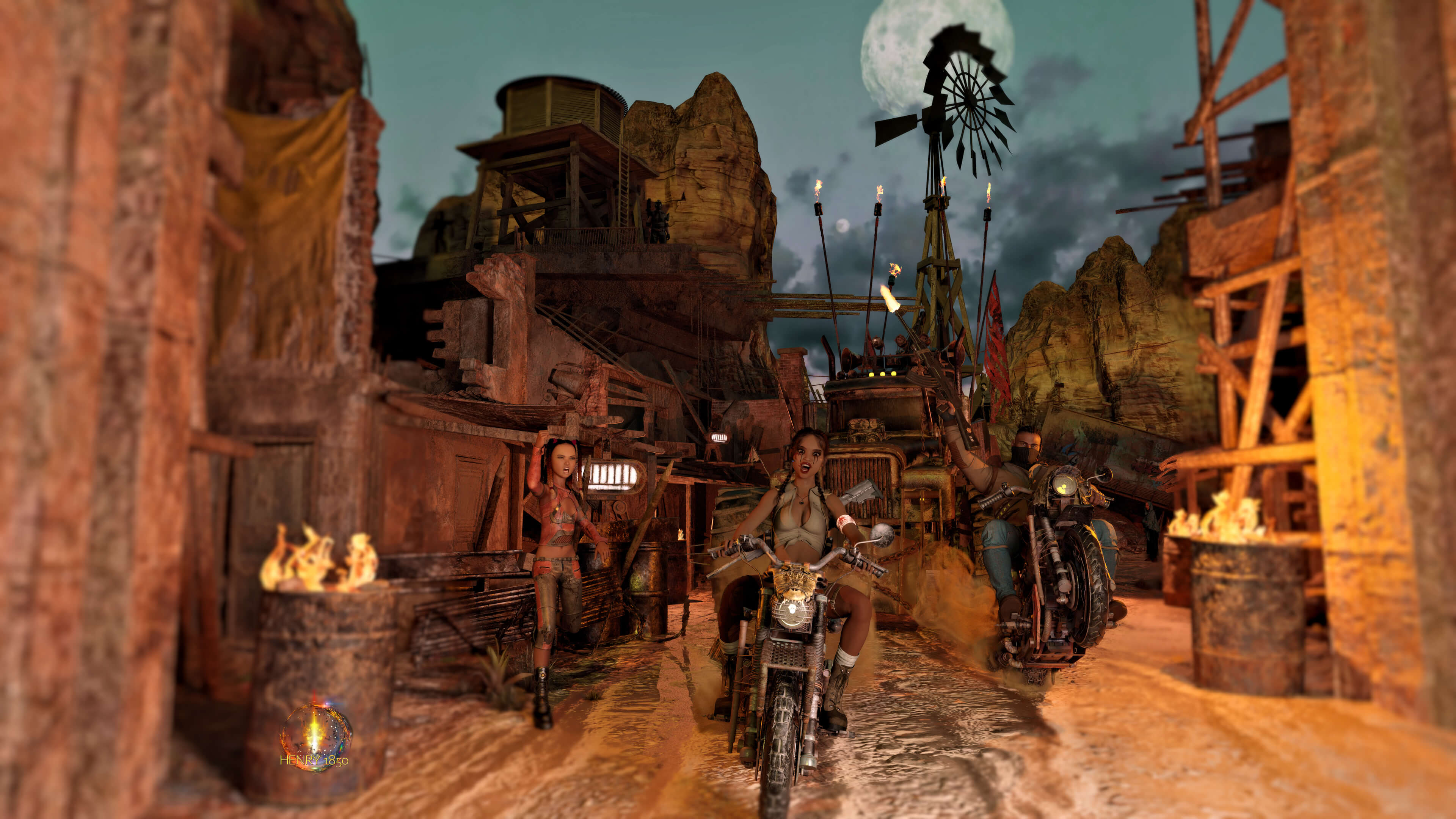 Crazy Scrapper's 3D Render, Digital Art by Henry1850