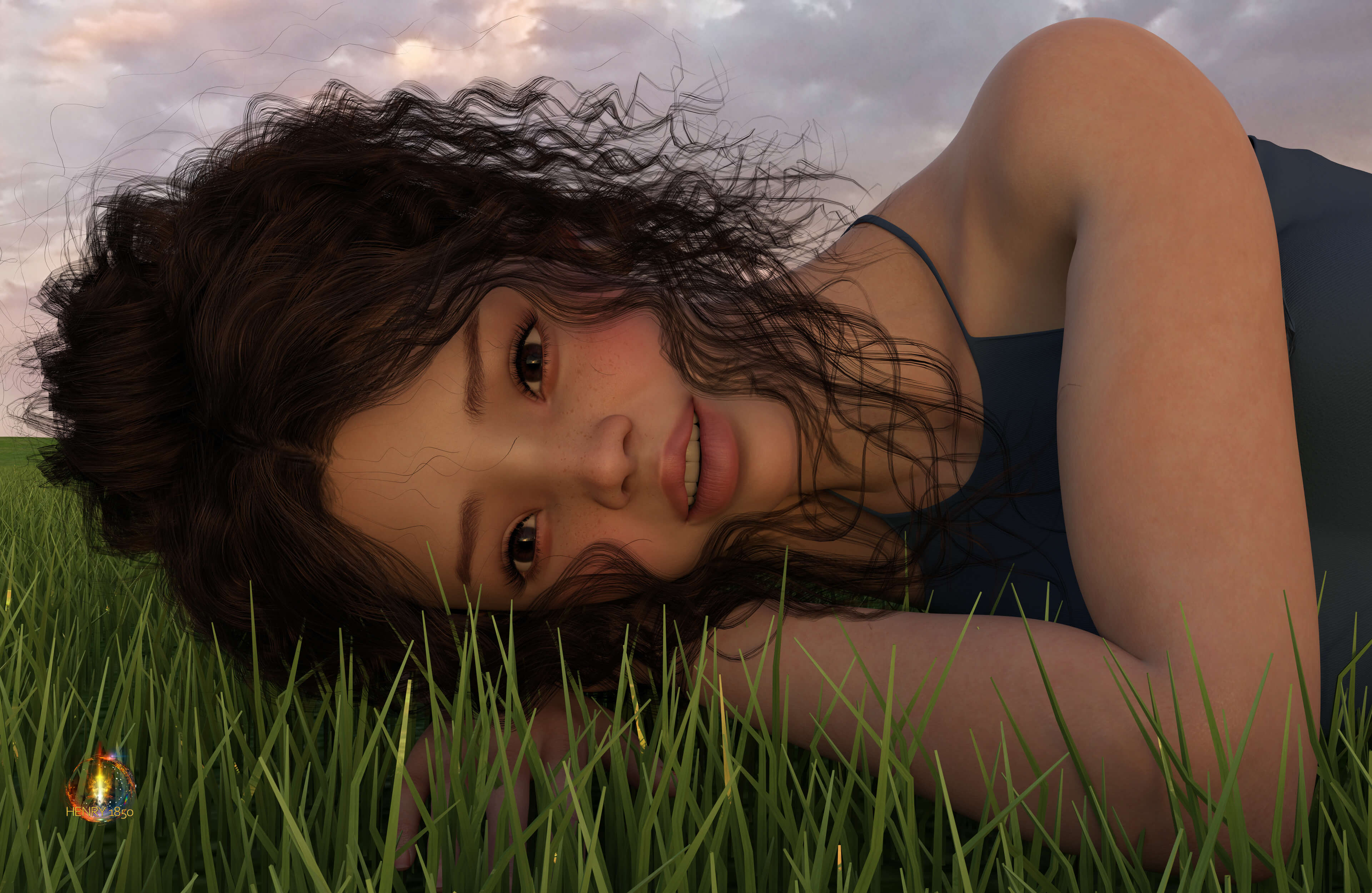 Dreaming 3D Render, Digital Art by Henry1850
