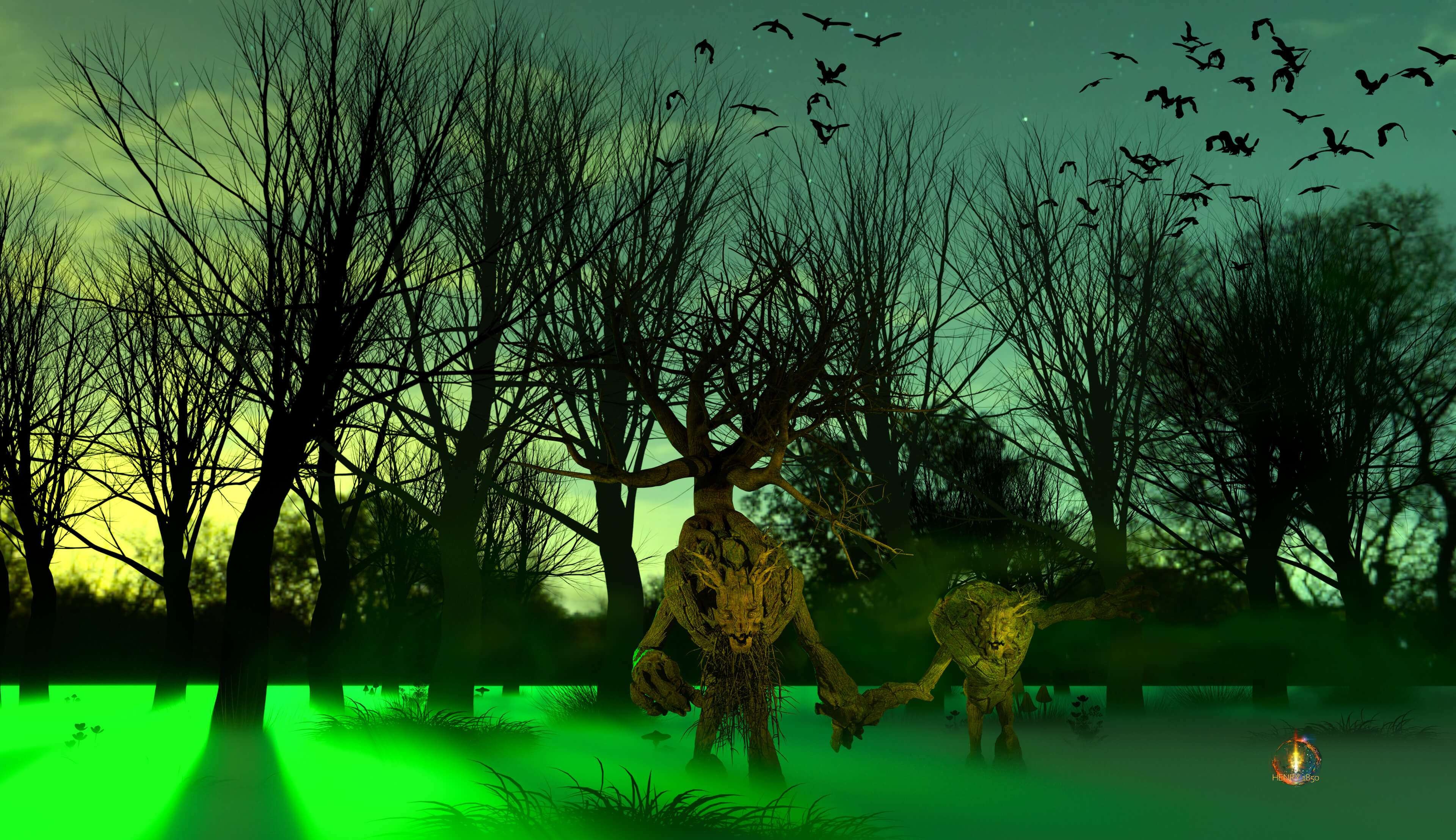 Poison Earth 3D Render, Digital Art by Henry1850
