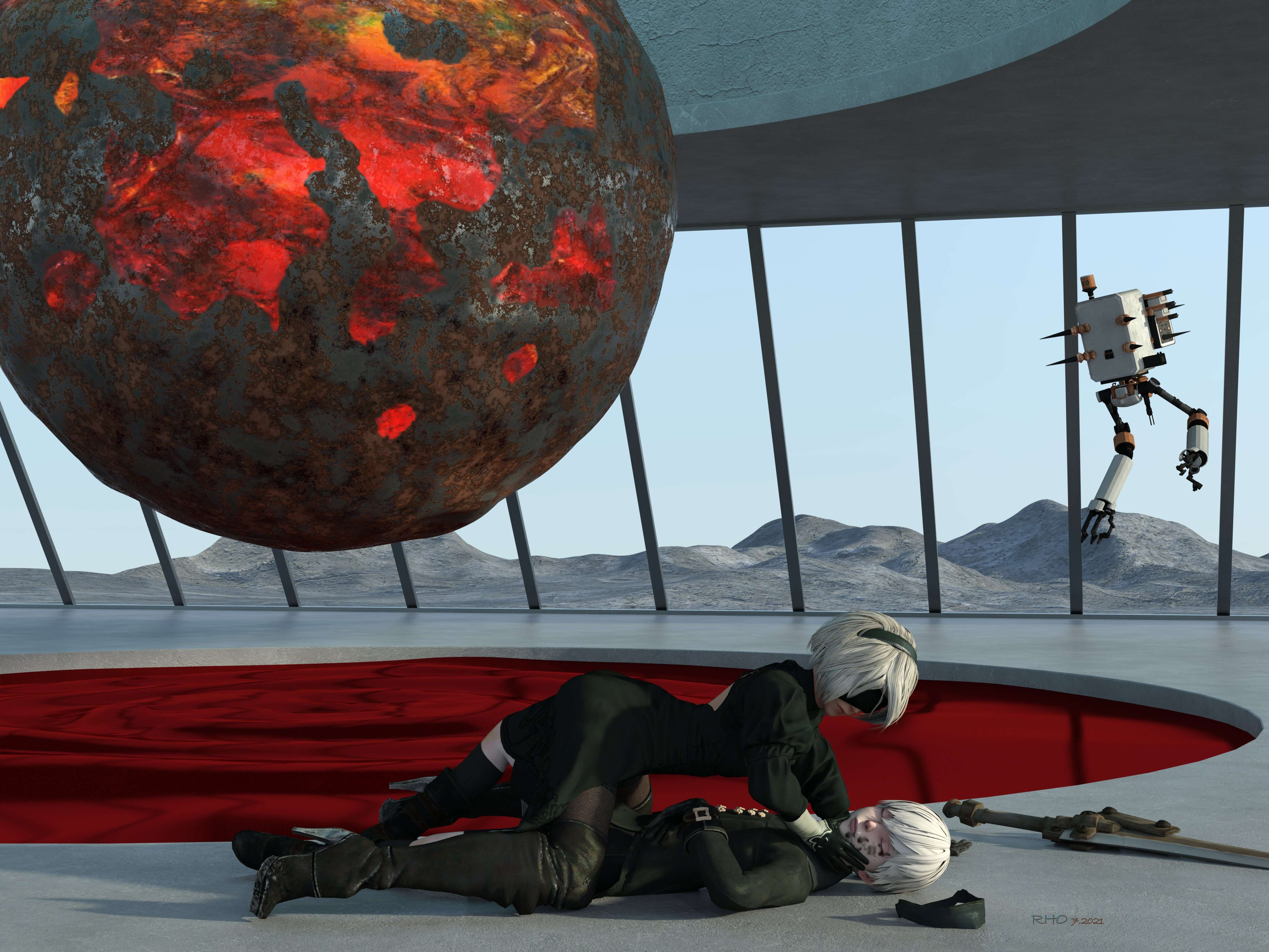 S9 has died 3D Render, Digital Art by Henry1850